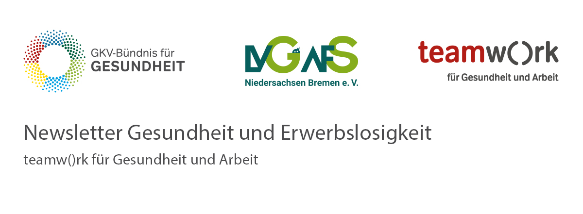 Newsletter Gesundheit und Erwerbslosigkeit