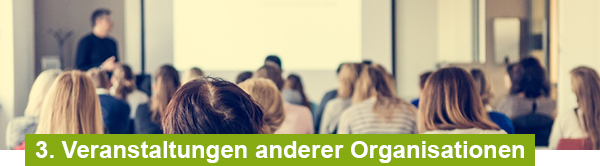 Veranstaltungen anderer Organisationen