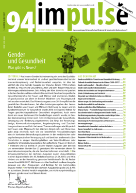 Vorschaubild der PDF-Datei Ausgabe 94: Gender und Gesundheit Was gibt es Neues? (PDF)