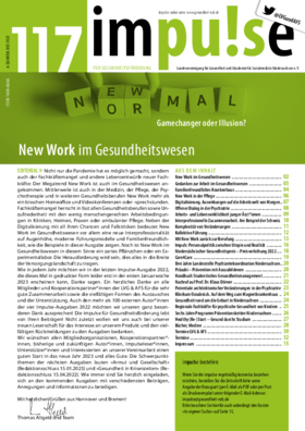 Vorschaubild der PDF-Datei Ausgabe 117: New Work im Gesundheitswesen (PDF)