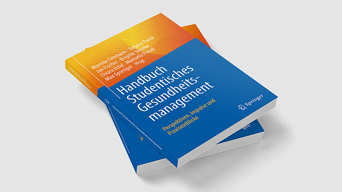 Buchcover des Handbuchs Studentisches Gesundheitsmanagements