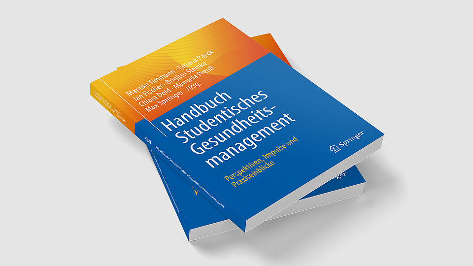 Buchcover des Handbuchs Studentisches Gesundheitsmanagements